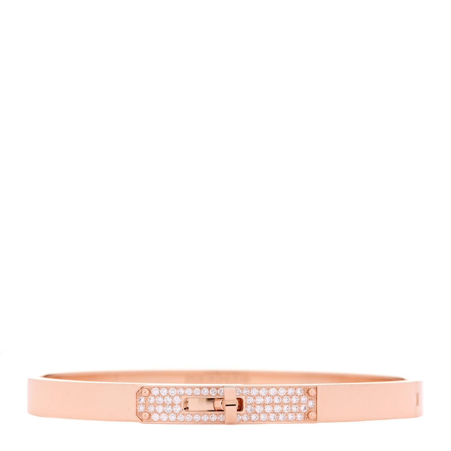 18K Rose Gold Diamond PM Kelly Pave Bracelet SH
