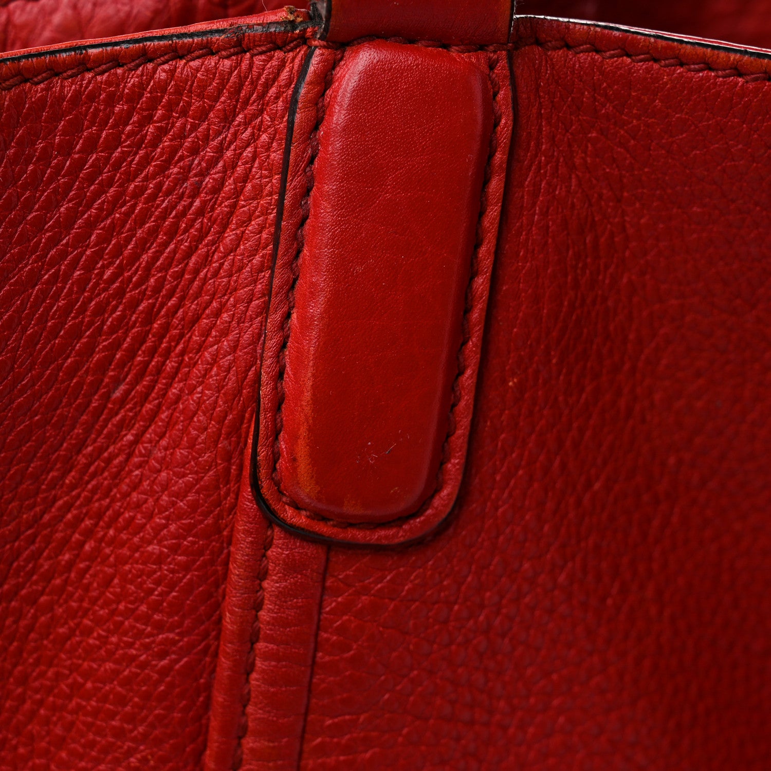 Gucci Pebbled Calfskin Medium Soho Shoulder Bag Red 18 of 24