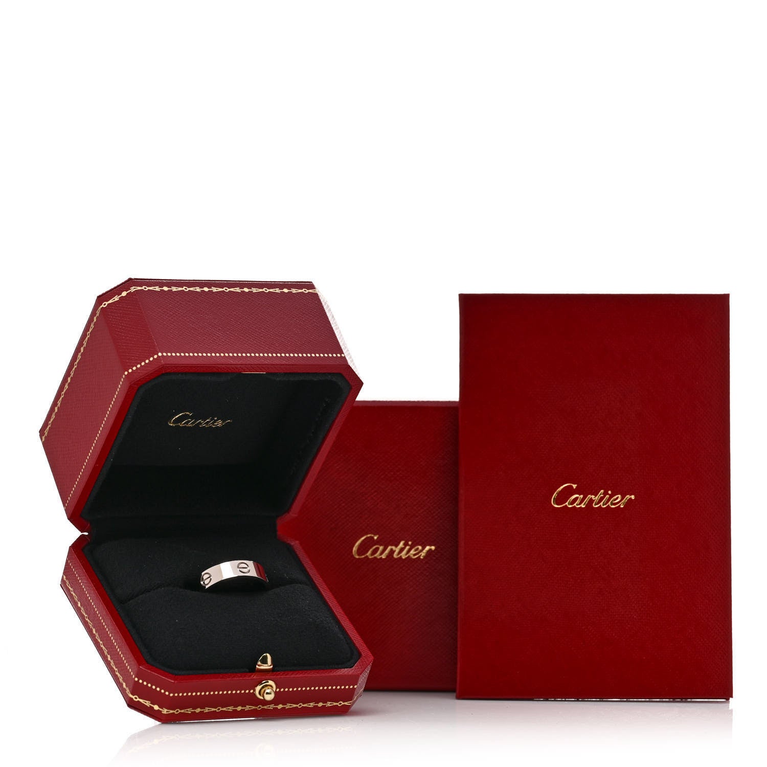 Cartier 18K White Gold 5.5mm LOVE Ring 69 12.5 5 of 5