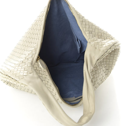 Bottega Veneta Nappa Intrecciato Maxi Veneta Hobo Cream 5 of 9