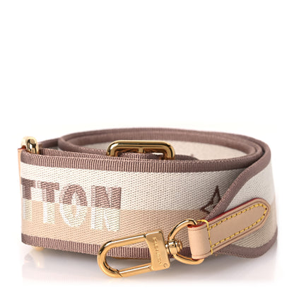 Louis Vuitton Jacquard Speedy Bandouliere 20 Shoulder Strap Beige 1 of 3