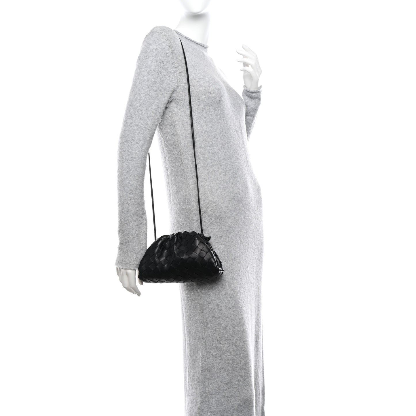 Nappa Intrecciato The Mini Pouch Black