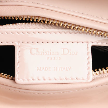 Christian Dior Patent Cannage Medium Lady Dior Rose Clair 7 of 9