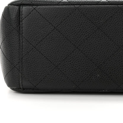 Chanel Caviar Quilted Maxi Double Flap Black 16 of 22