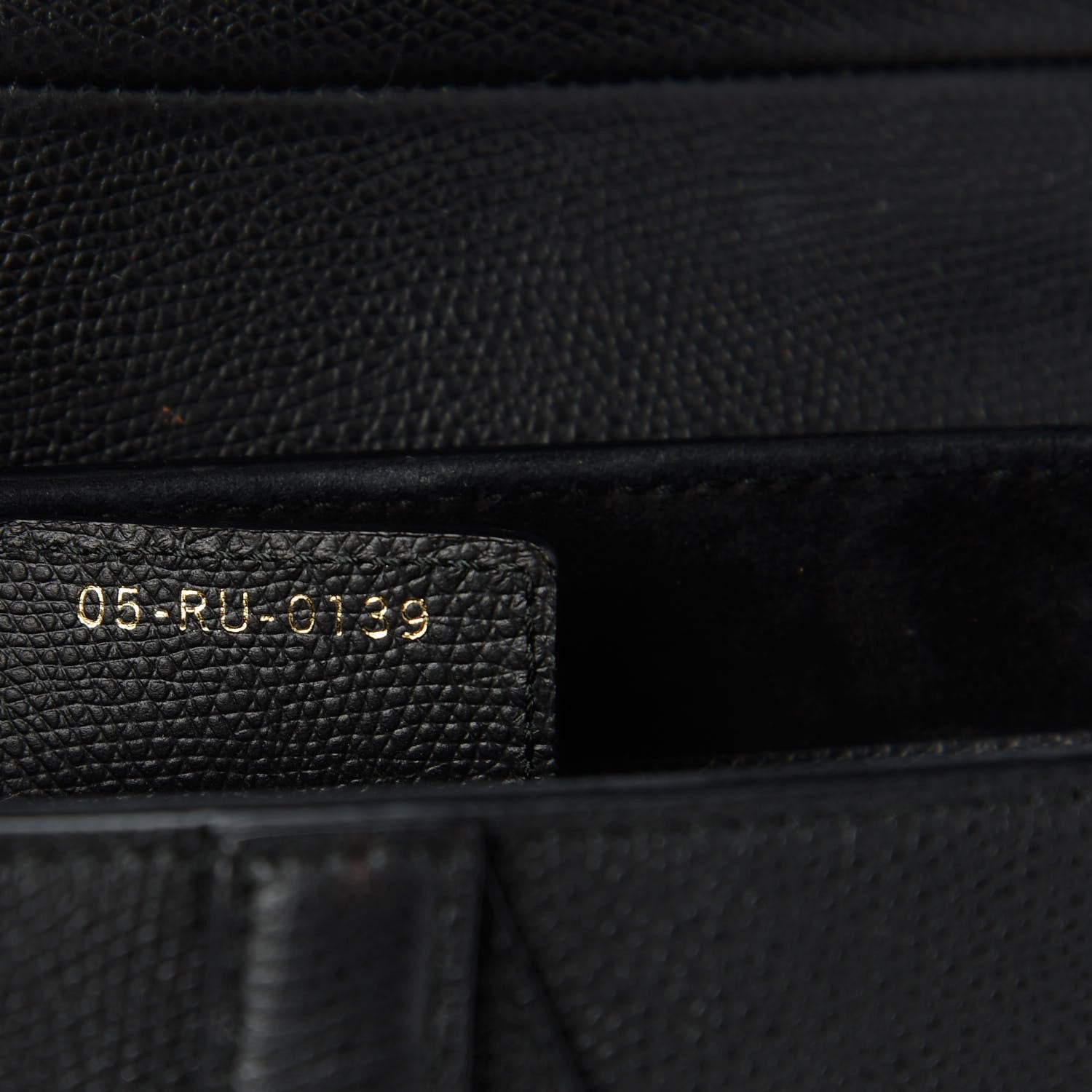 Christian Dior Grained Calfskin Saddle Bag Black 9 of 10