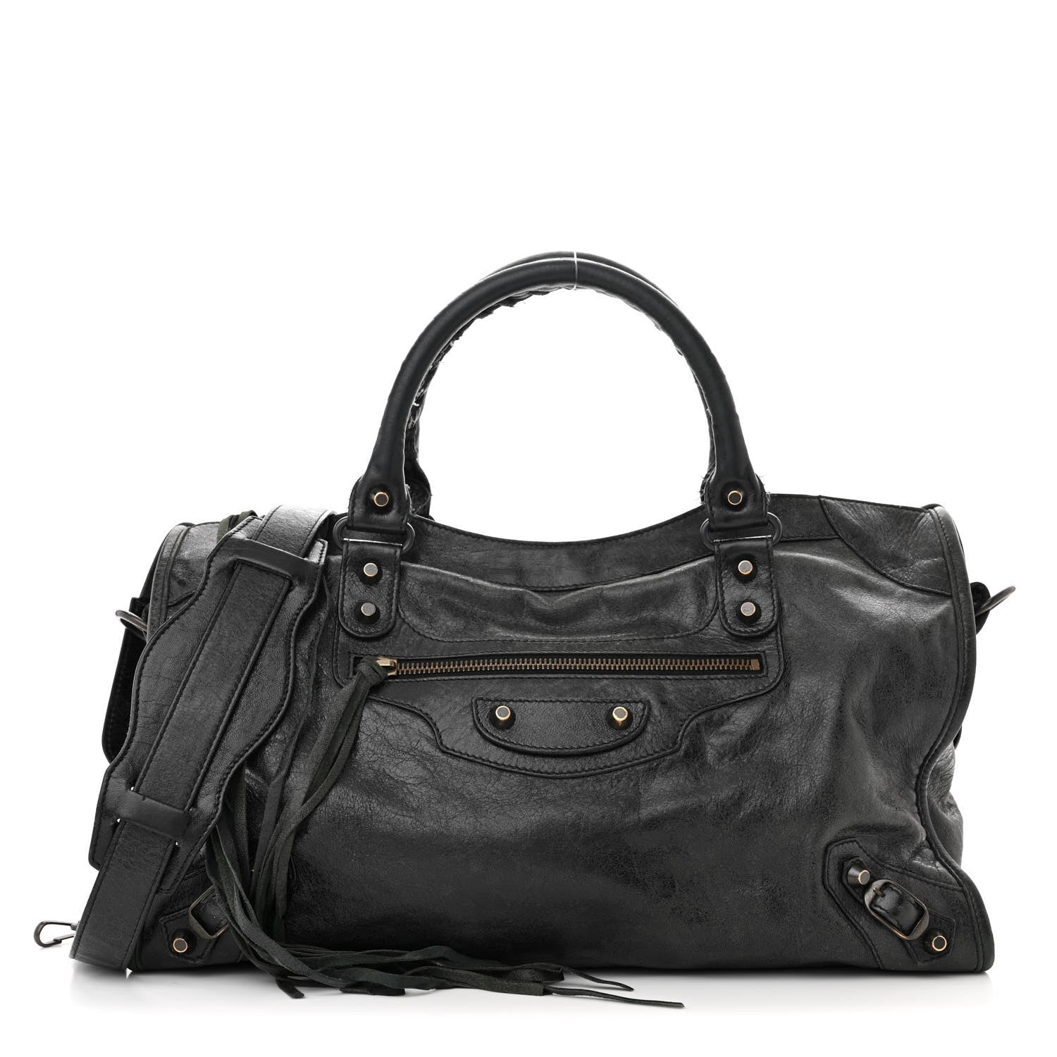 Balenciaga Agneau Classic Hardware City Anthracite 1 of 20