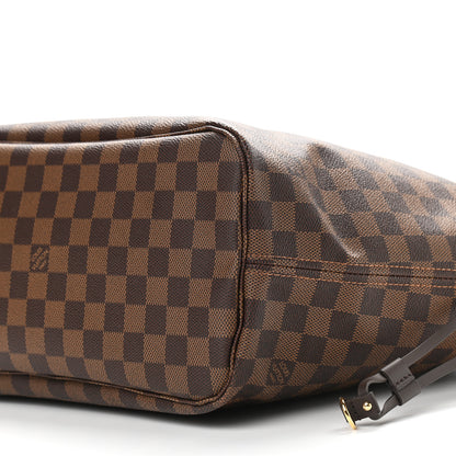 Louis Vuitton Damier Ebene Neo Neverfull MM Rose Ballerine 21 of 21