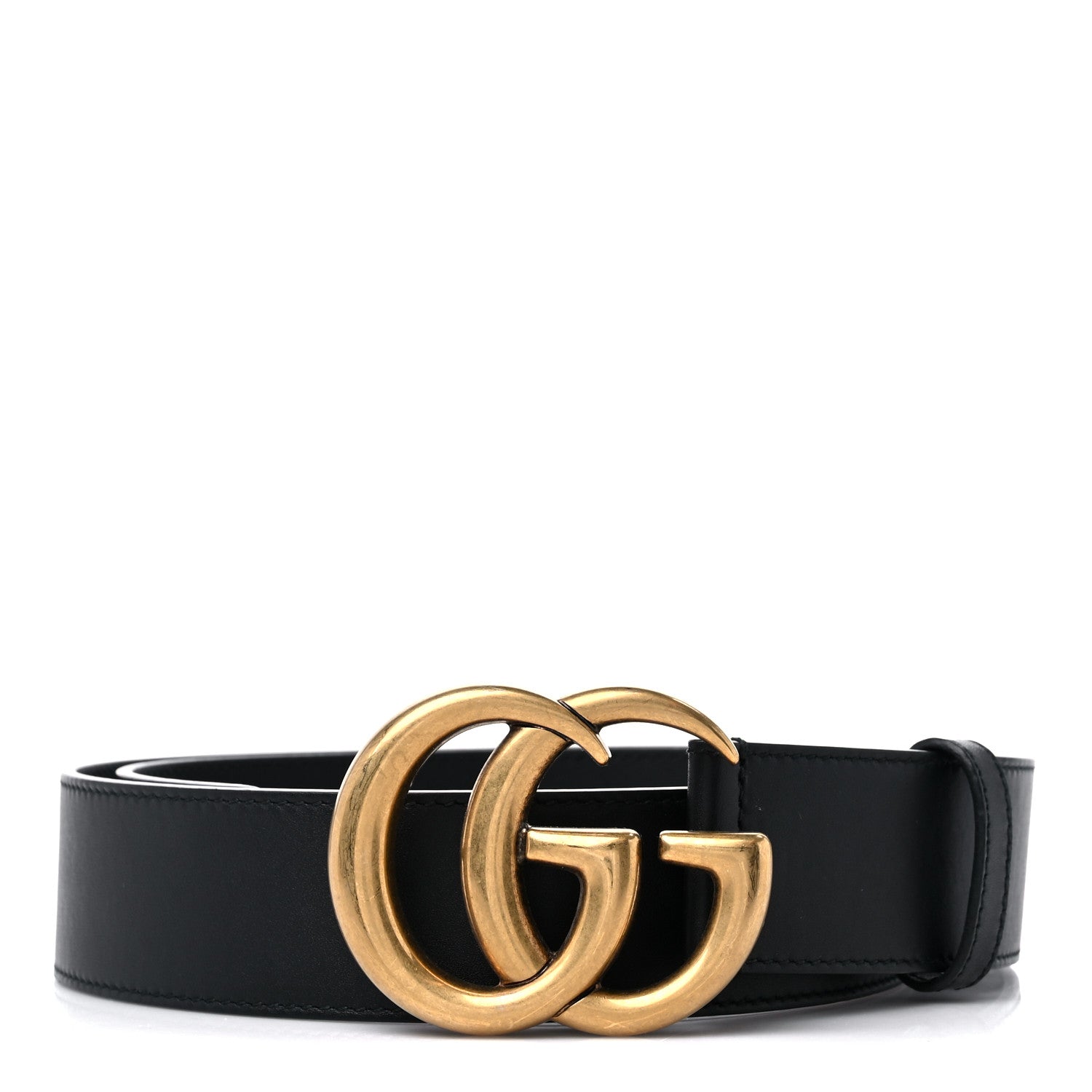 Gucci Calfskin Double G 40mm Belt 85 34 Black 1 of 6