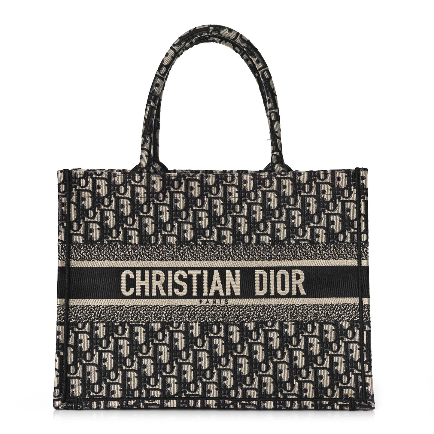 Oblique Medium Book Tote Blue Multicolor