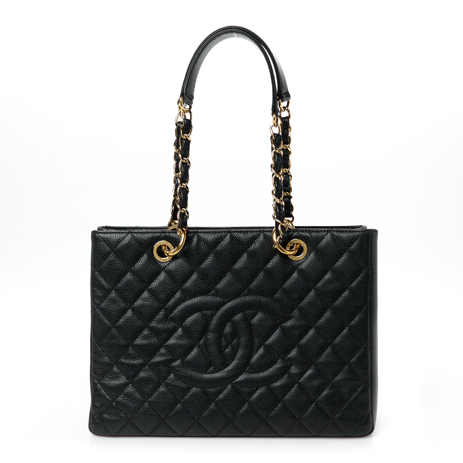 Chanel Caviar Quilted Grand Shopping Tote GST Black 1 of 11