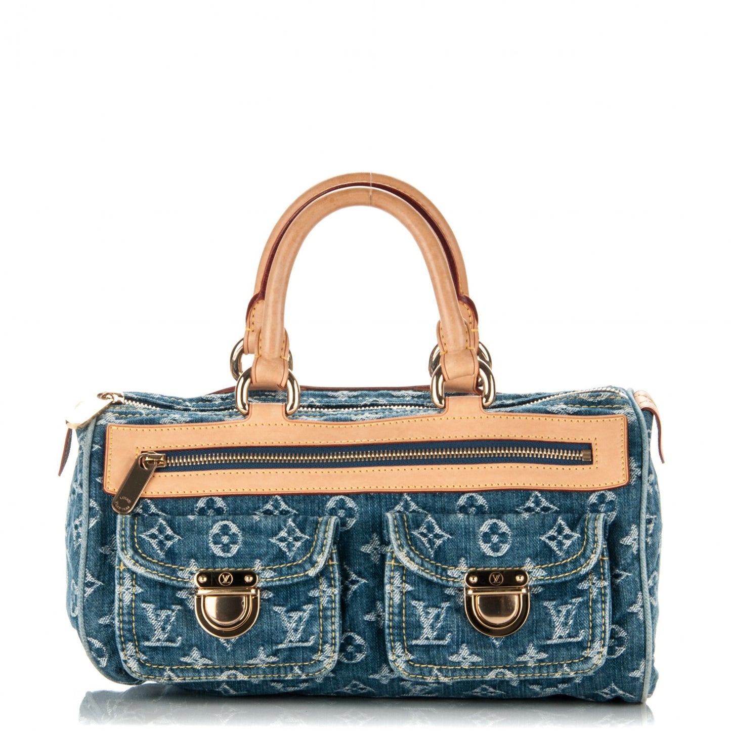 Monogram Denim Neo Speedy Blue