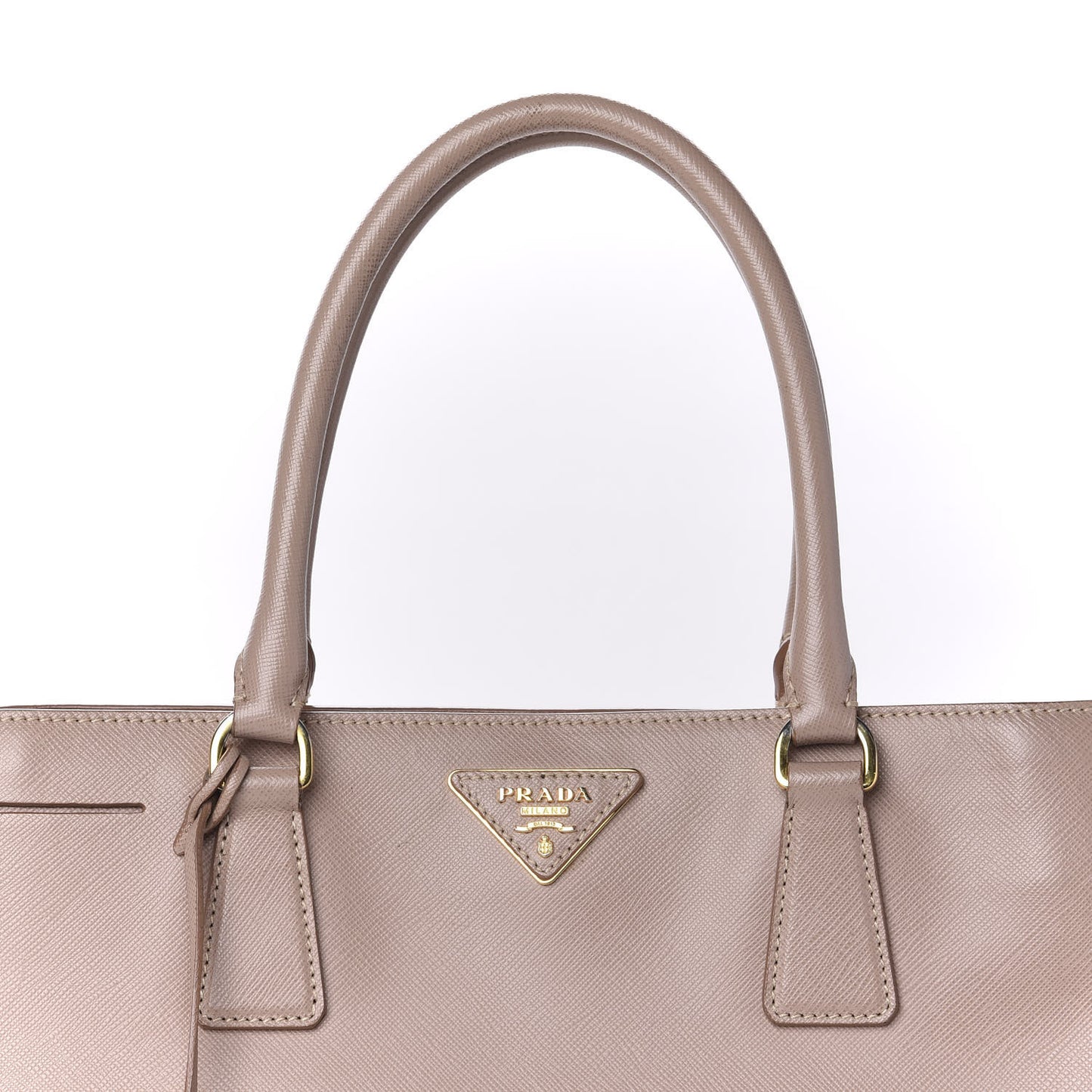 Saffiano Lux Medium Tote Cammeo