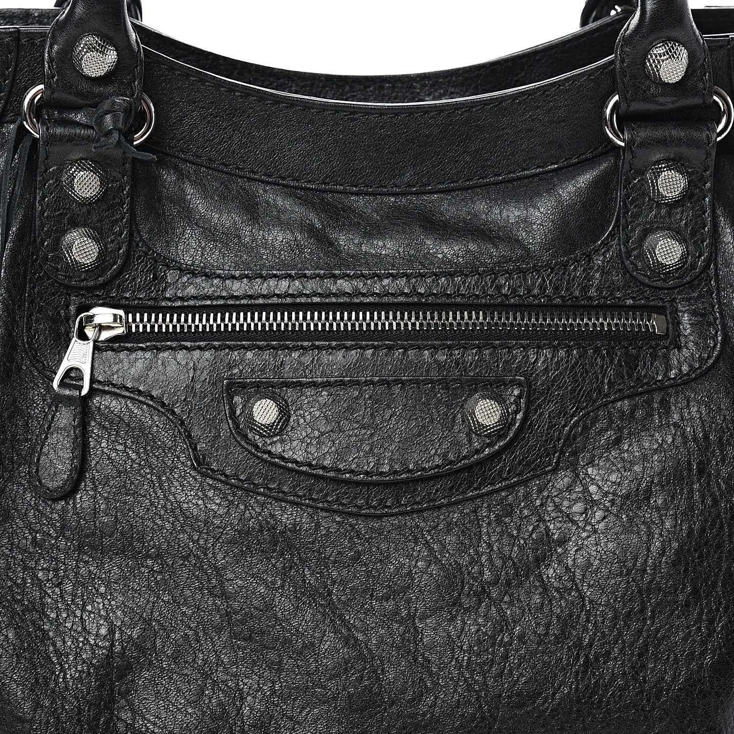 Balenciaga Agneau Giant 12 Silver Hardware Velo Black 7 of 10