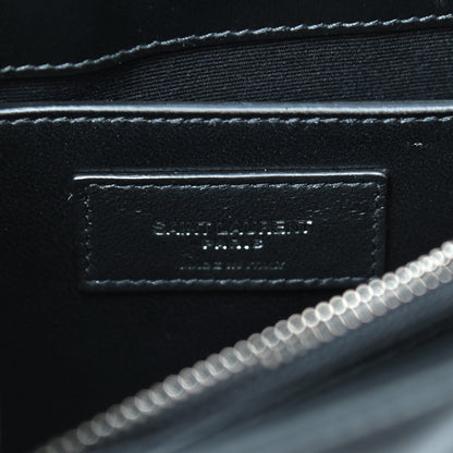 Saint Laurent Calfskin Y Quilted Monogram Small Loulou Chain Satchel Black 8 of 10