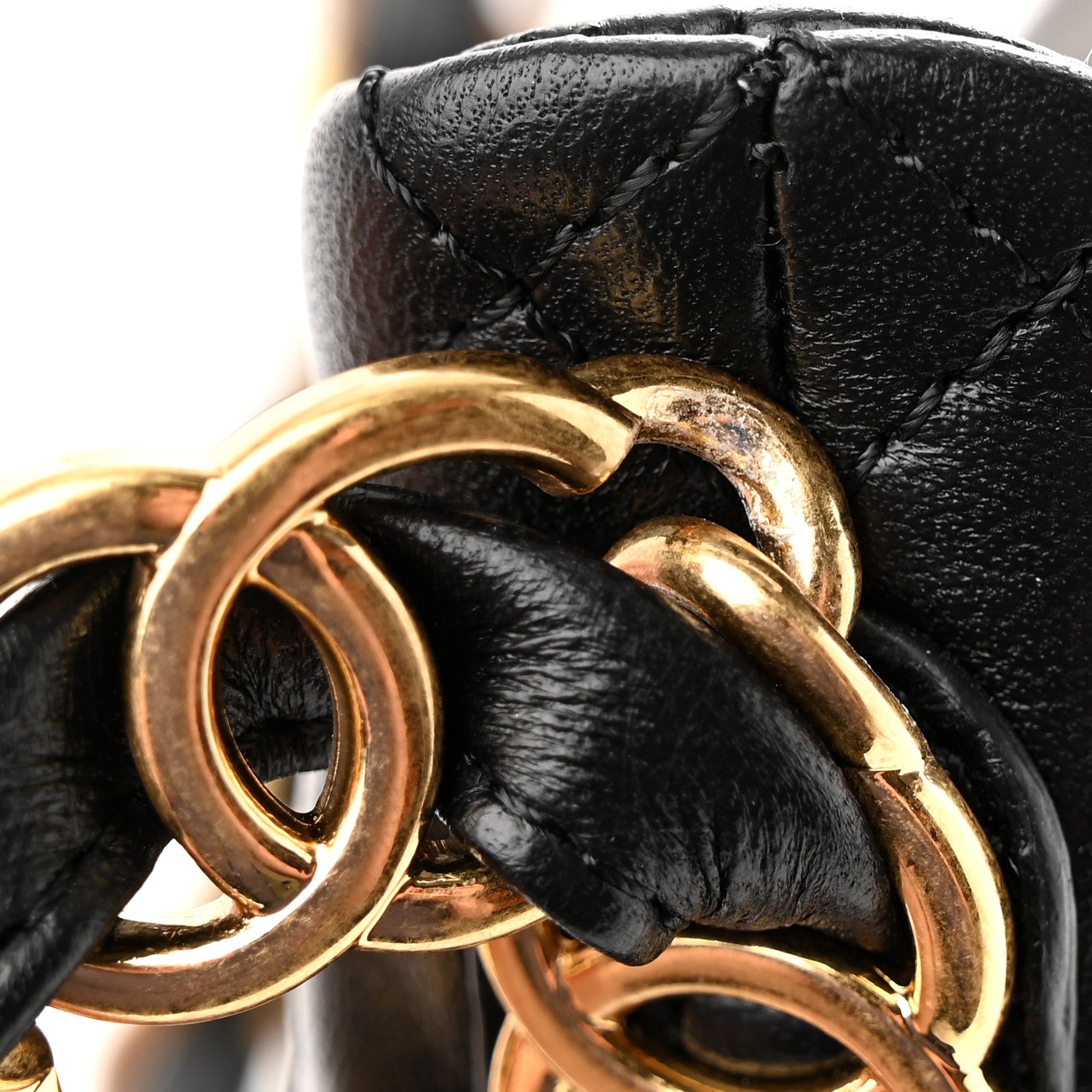 Chanel Lambskin Quilted Hobo Black 12 of 13
