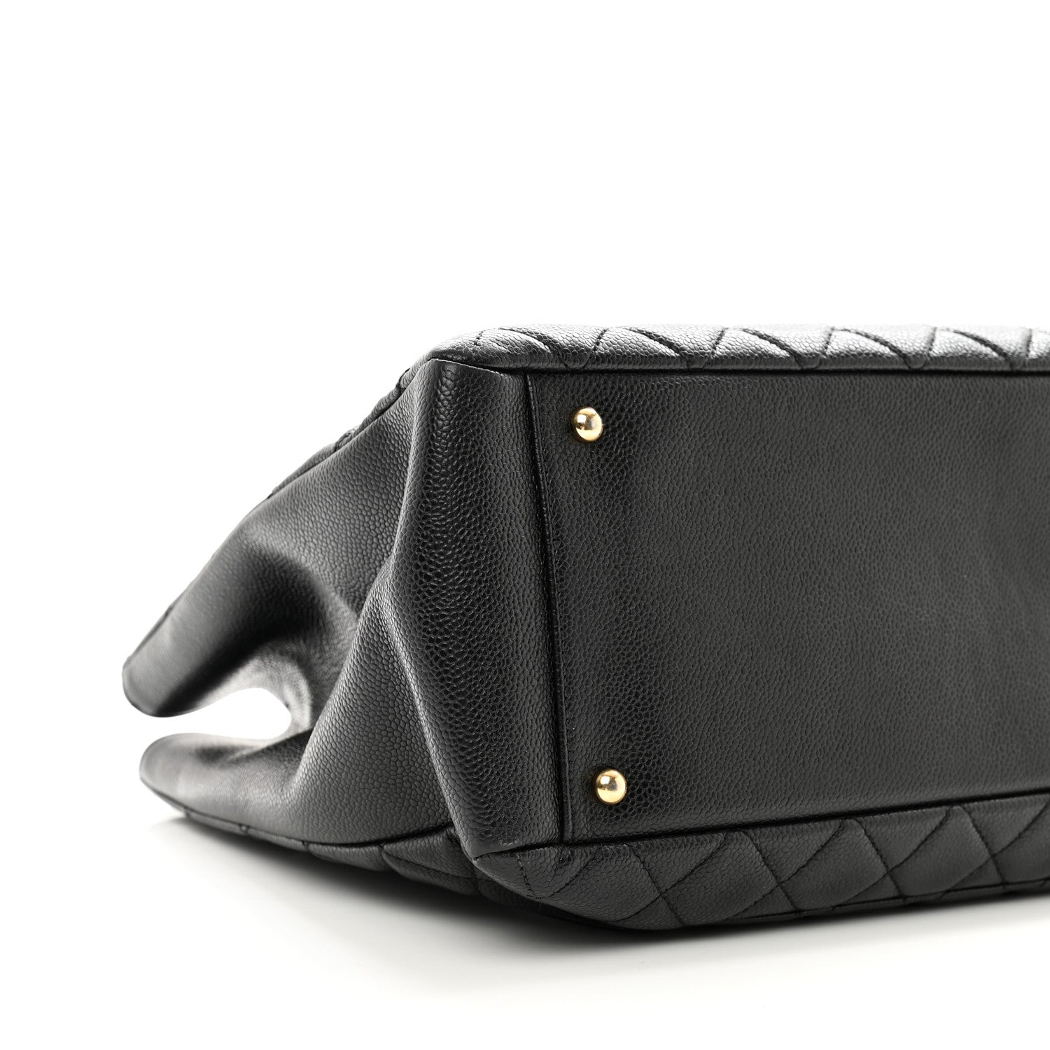 Chanel Caviar Quilted XL Grand Shopping Tote GST Black 8 of 11