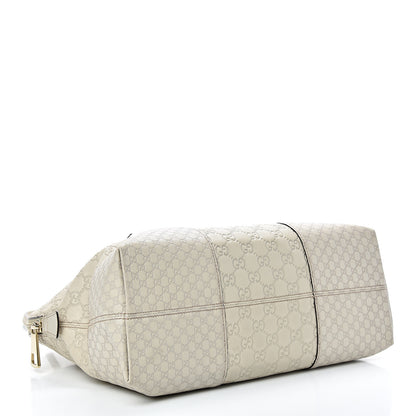 Gucci Guccissima Medium Bree Shoulder Bag Off White 3 of 15