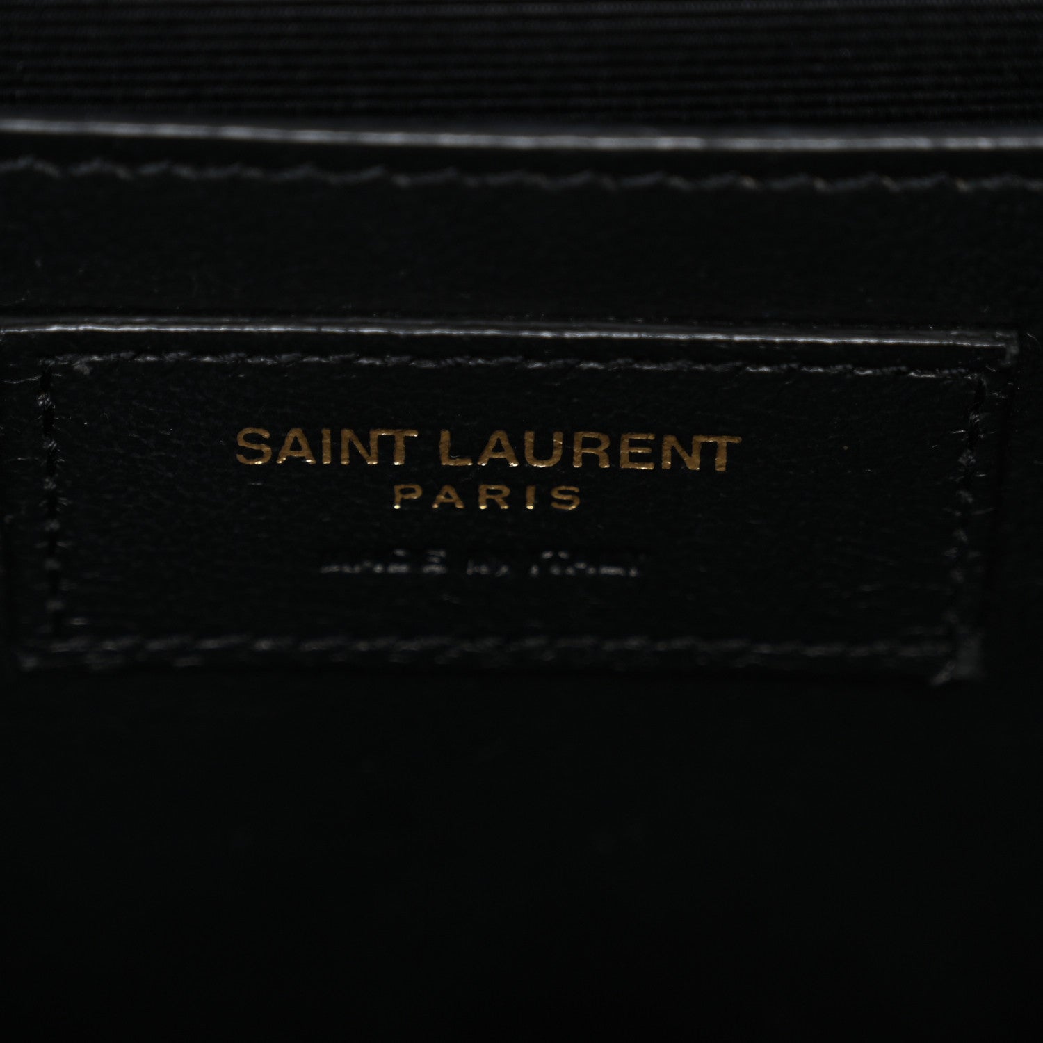 Saint Laurent Grain De Poudre Medium Classic Monogram Kate Satchel Black 6 of 10