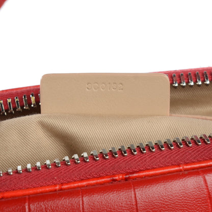 Givenchy Calfskin Crocodile Embossed Medium Antigona Red 7 of 8