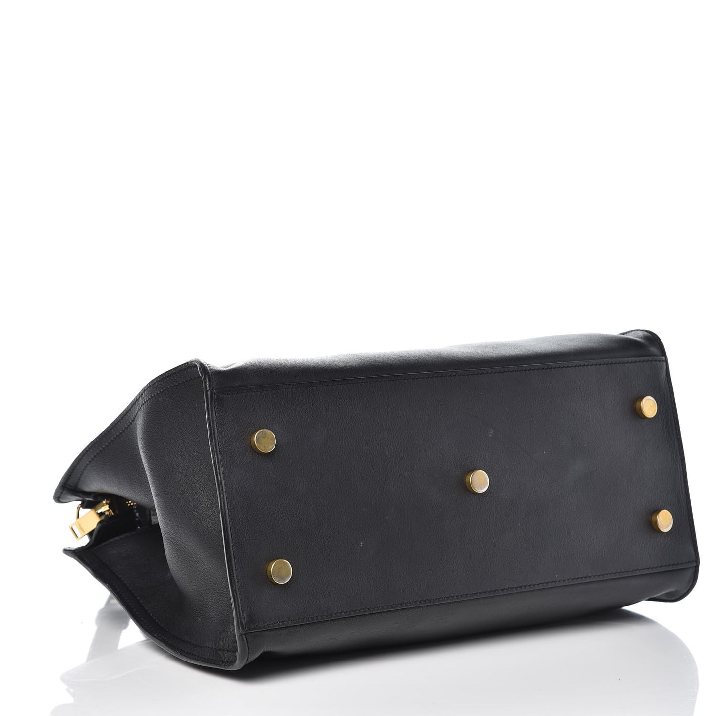 Smooth Calfskin Small Monogram Cabas Black