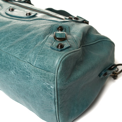Balenciaga Chevre Classic Hardware Twiggy Aquamarine 19 of 24