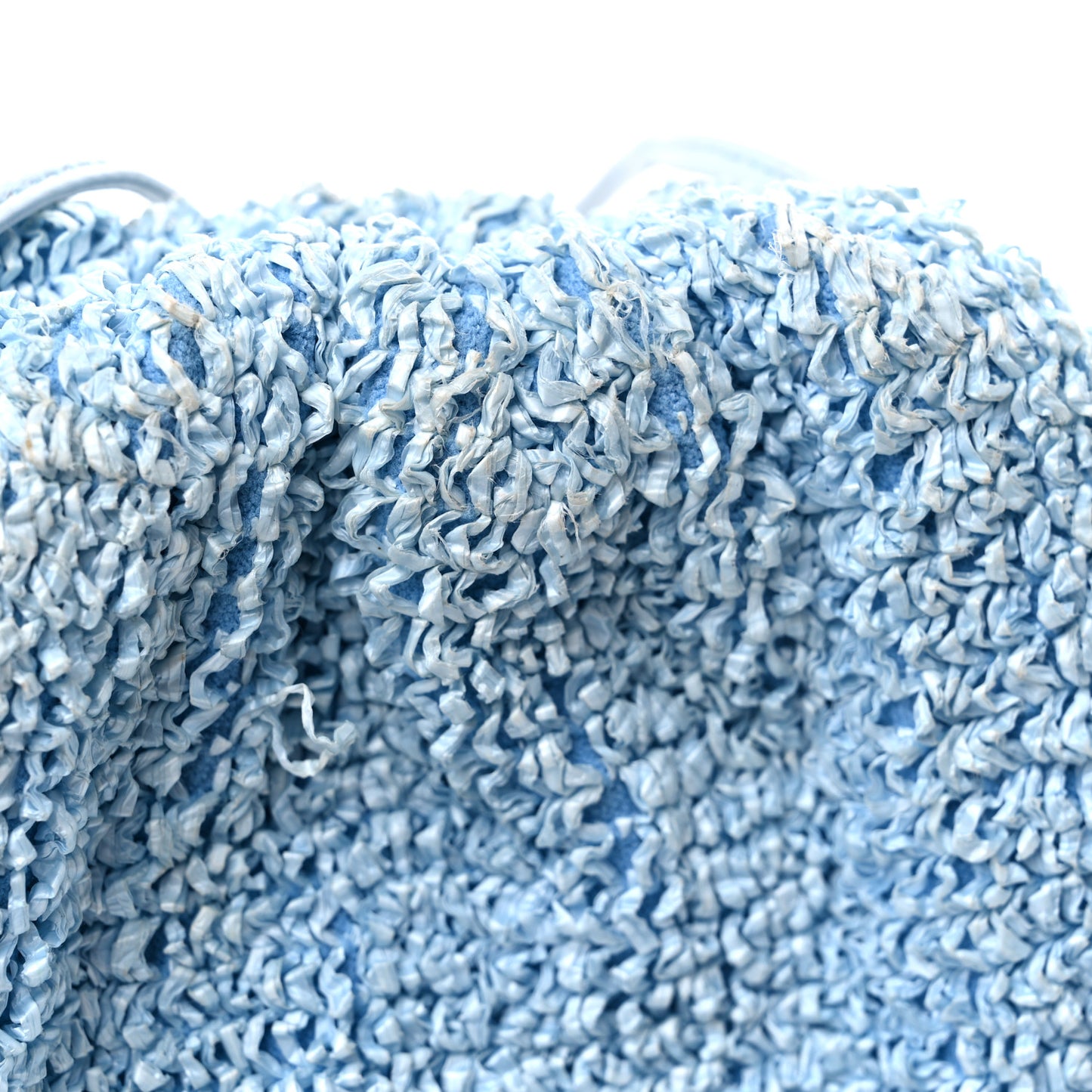 Boucle Curly Raffia The Mini Pouch Bubble