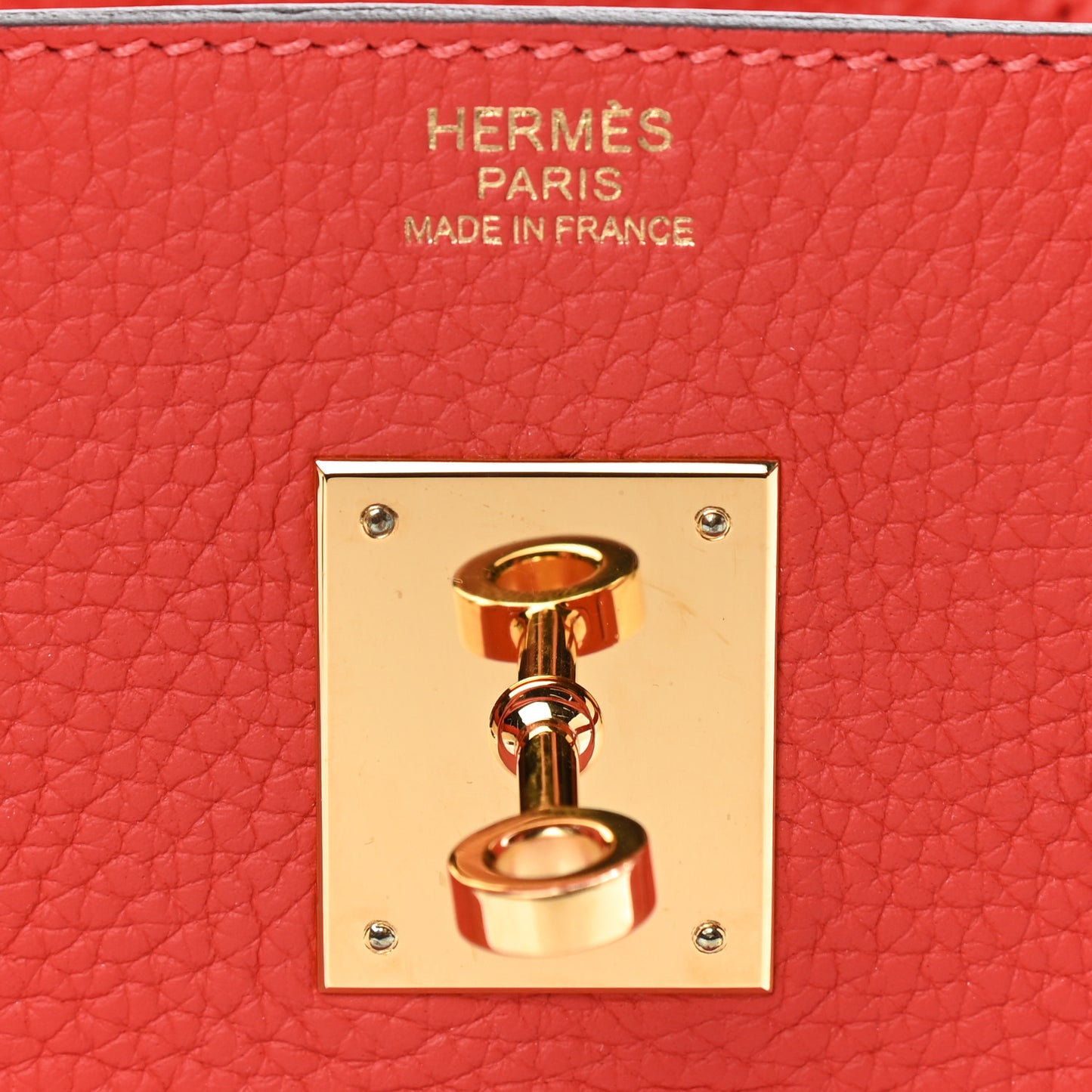 Togo Birkin 30 Rouge Pivoine