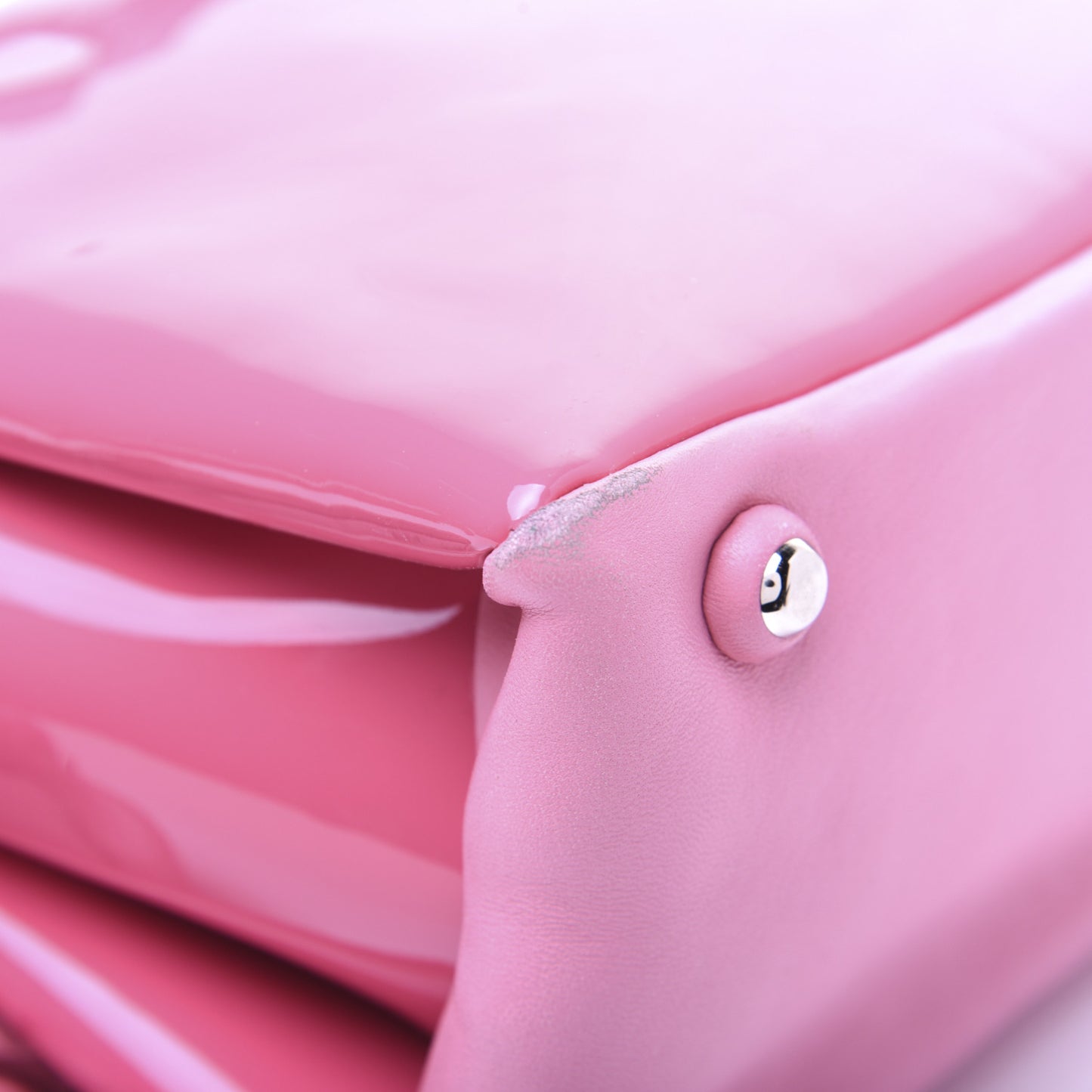 Patent Shoulder Bag Pink