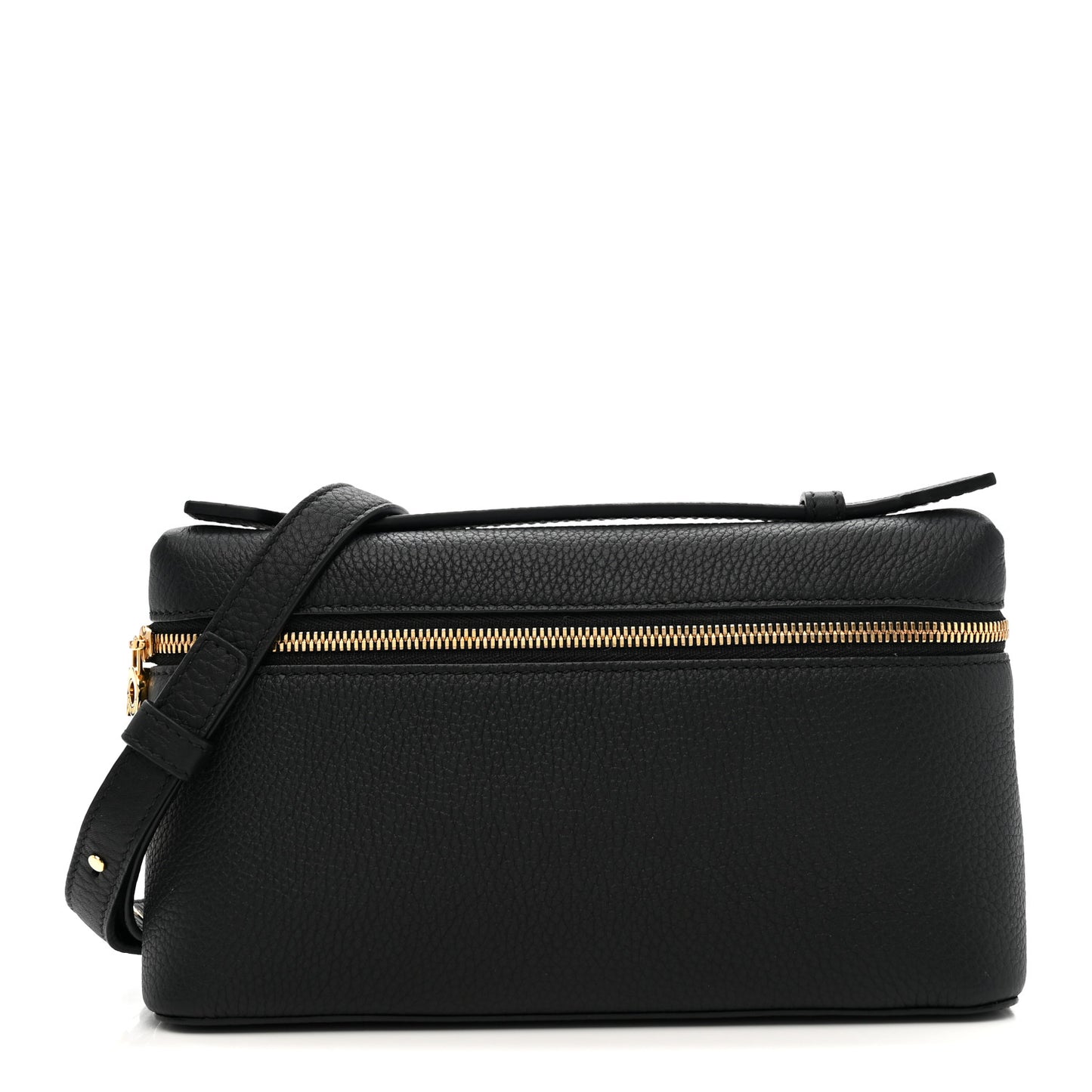 Grained Calfskin L19 Extra Pocket Pouch Black