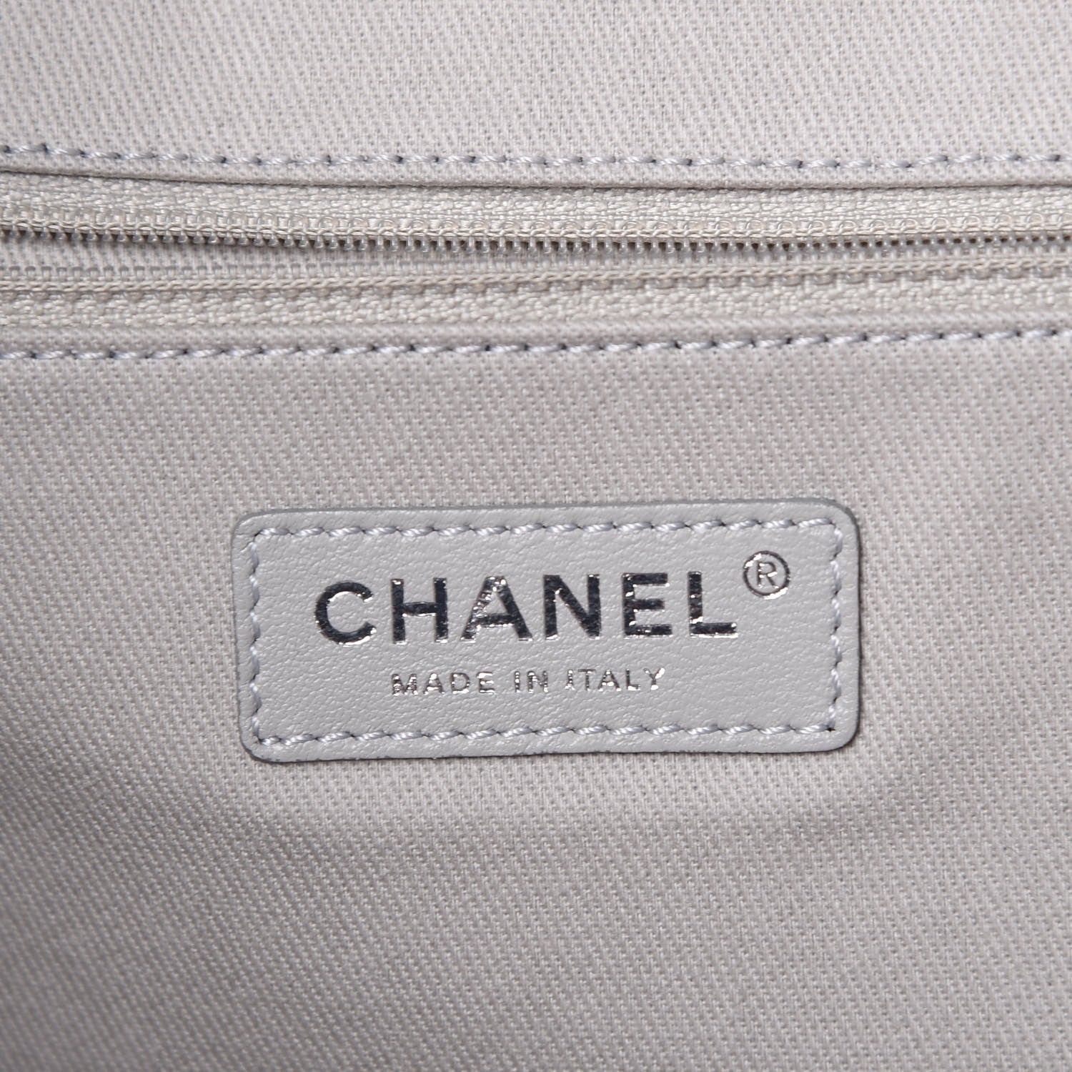 Chanel Glazed Calfskin Large Deauville Tote Black 7 of 14