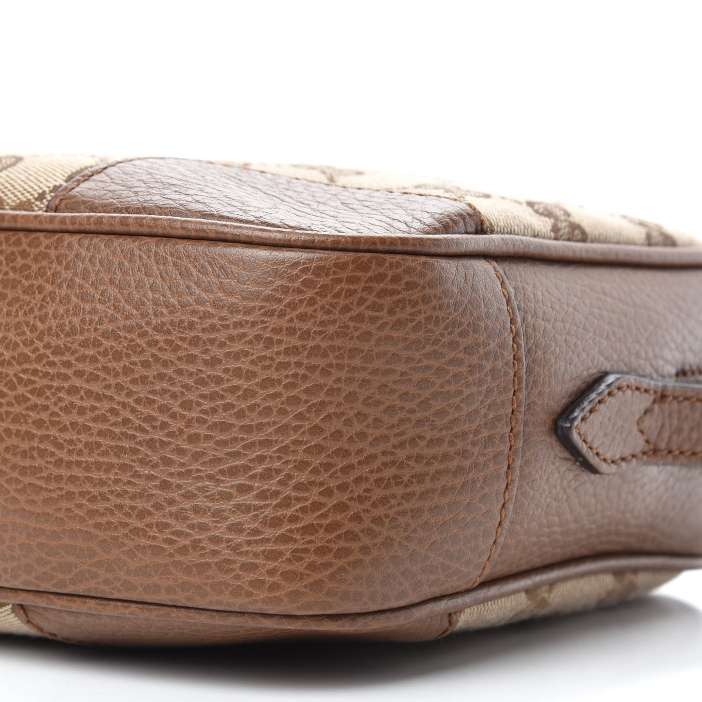 Monogram Mini Bree Messenger Bag Beige Tabacco