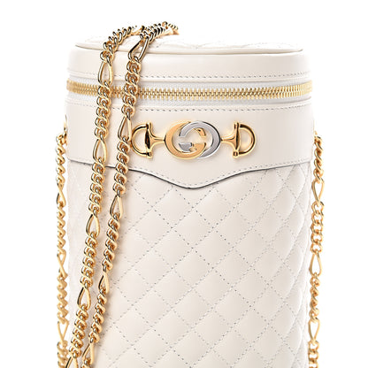 Gucci Calfskin Trapuntata Zumi Belt Bag Off White 7 of 9