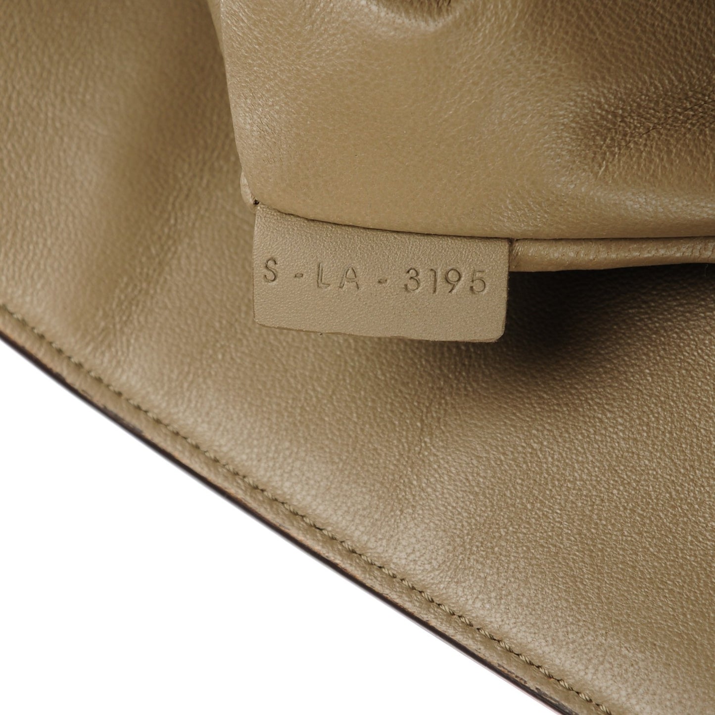 Crocodile Embossed Calfskin Medium Phantom Luggage Beige