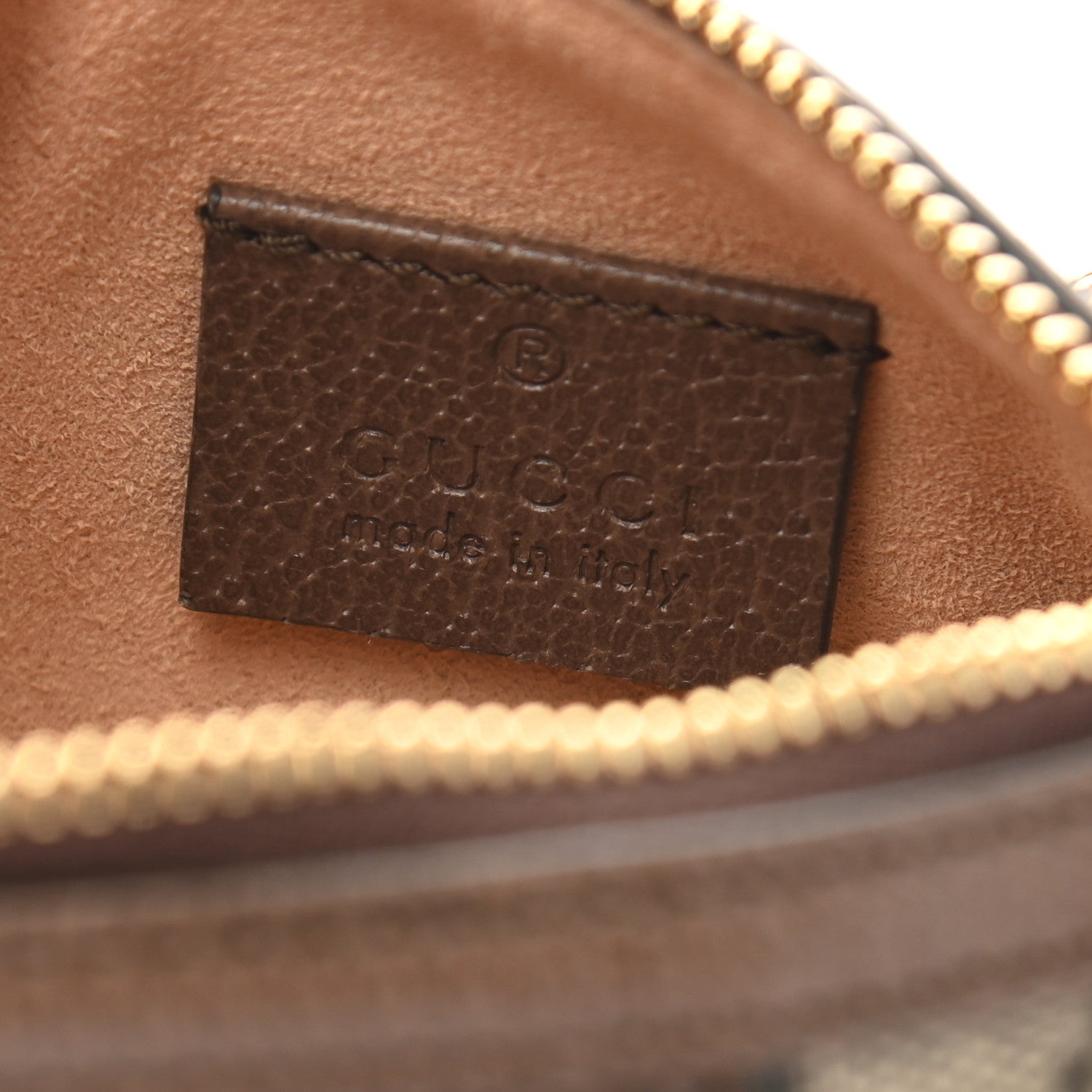 Gucci GG Supreme Monogram Web Ophidia Barrel Coin Purse Beige New Acero 5 of 7