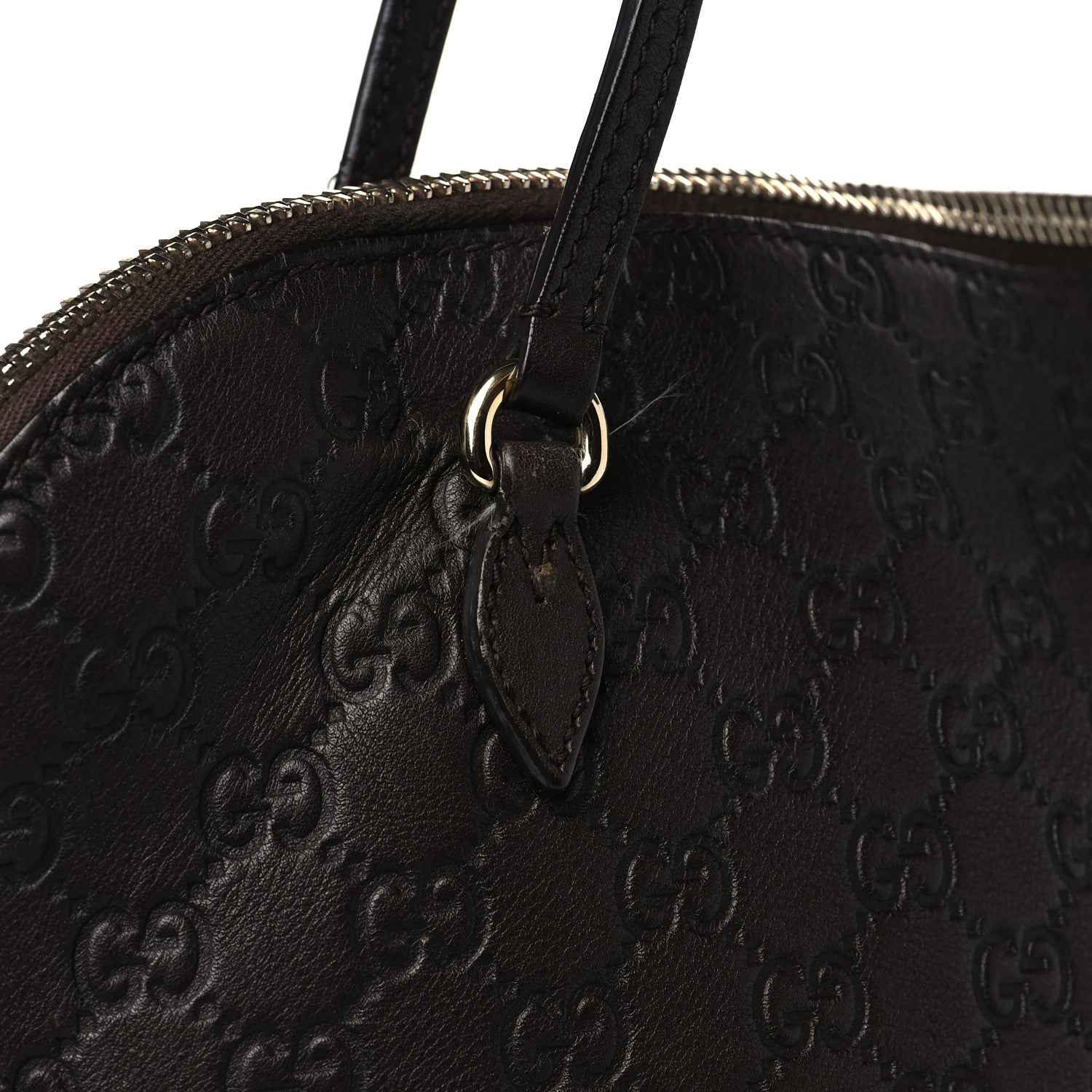 Gucci Guccissima Medium Bree Shoulder Bag Chocolate 11 of 18