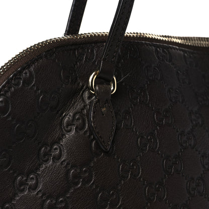 Gucci Guccissima Medium Bree Shoulder Bag Chocolate 11 of 18