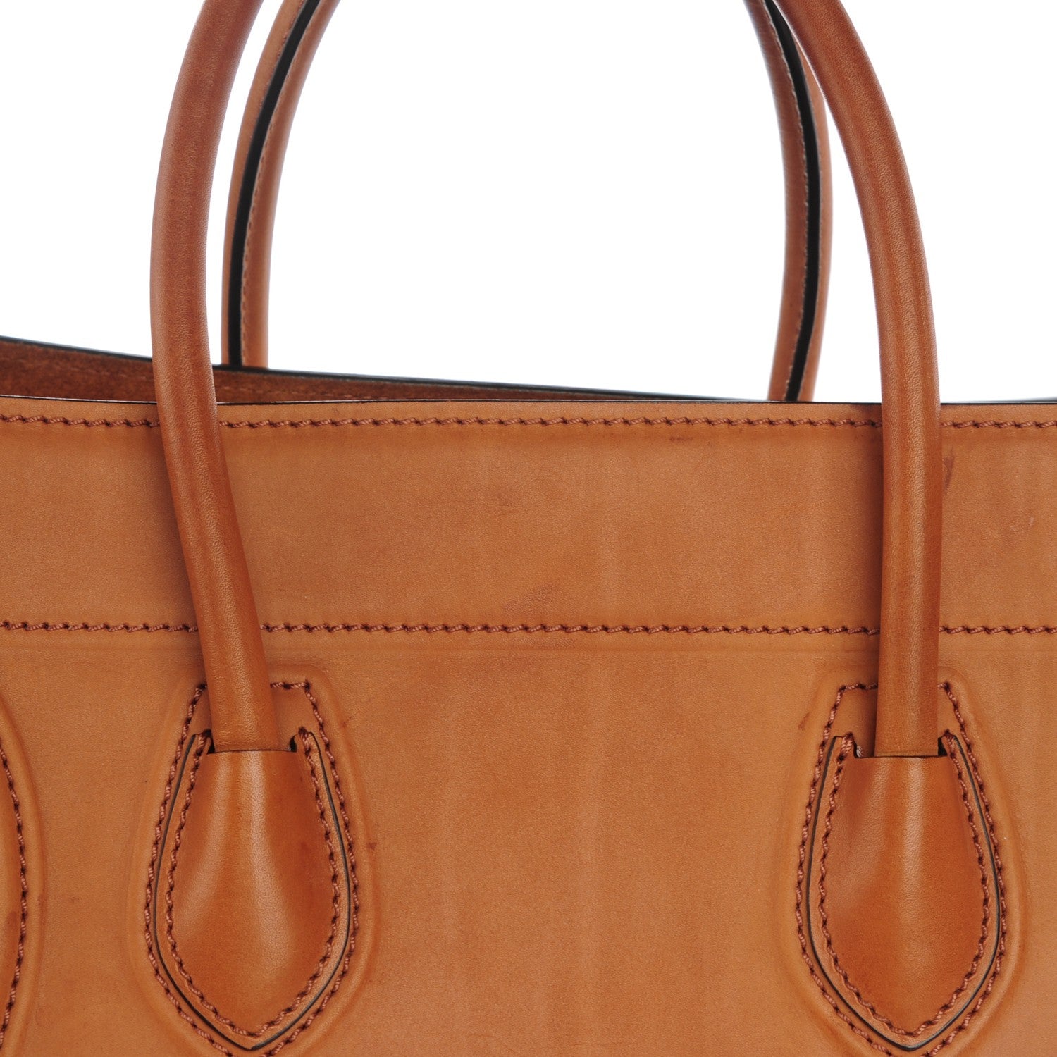 Celine Natural Calfskin Medium Phantom Luggage Tan 14 of 15