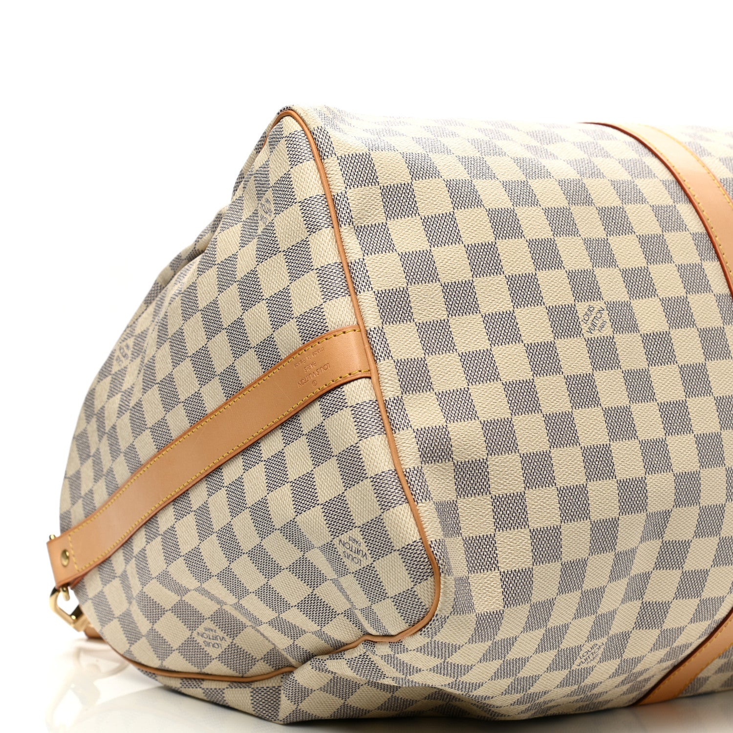 Louis Vuitton Damier Azur Keepall Bandouliere 55 9 of 12