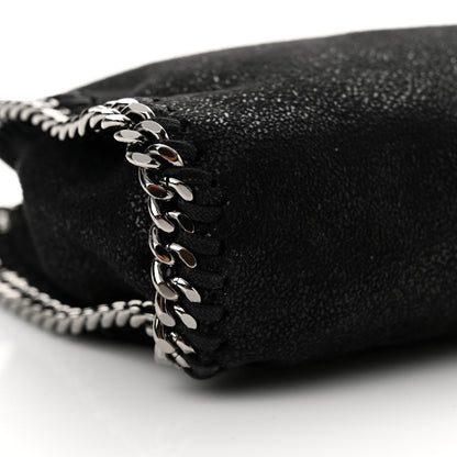 Stella McCartney Shaggy Deer Mini Falabella Fold Over Tote Black 9 of 10
