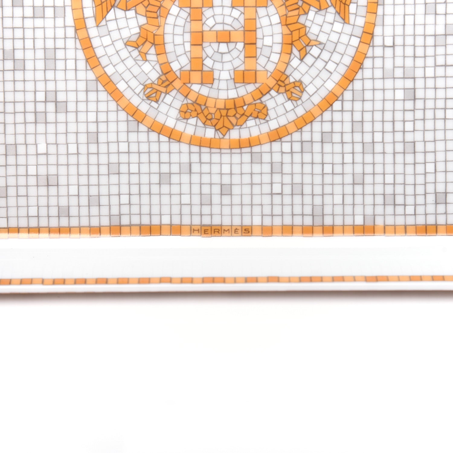 Hermes Porcelain Mosaique au 24 Sushi Plate 5 of 7
