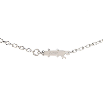 Cartier 18K White Gold Diamond Large Hearts and Symbols Pendant Necklace 5 of 6