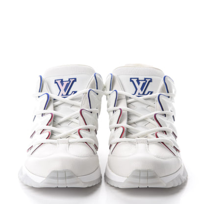 Louis Vuitton Calfskin Zig Zag Sneaker 7.5 White 2 of 10