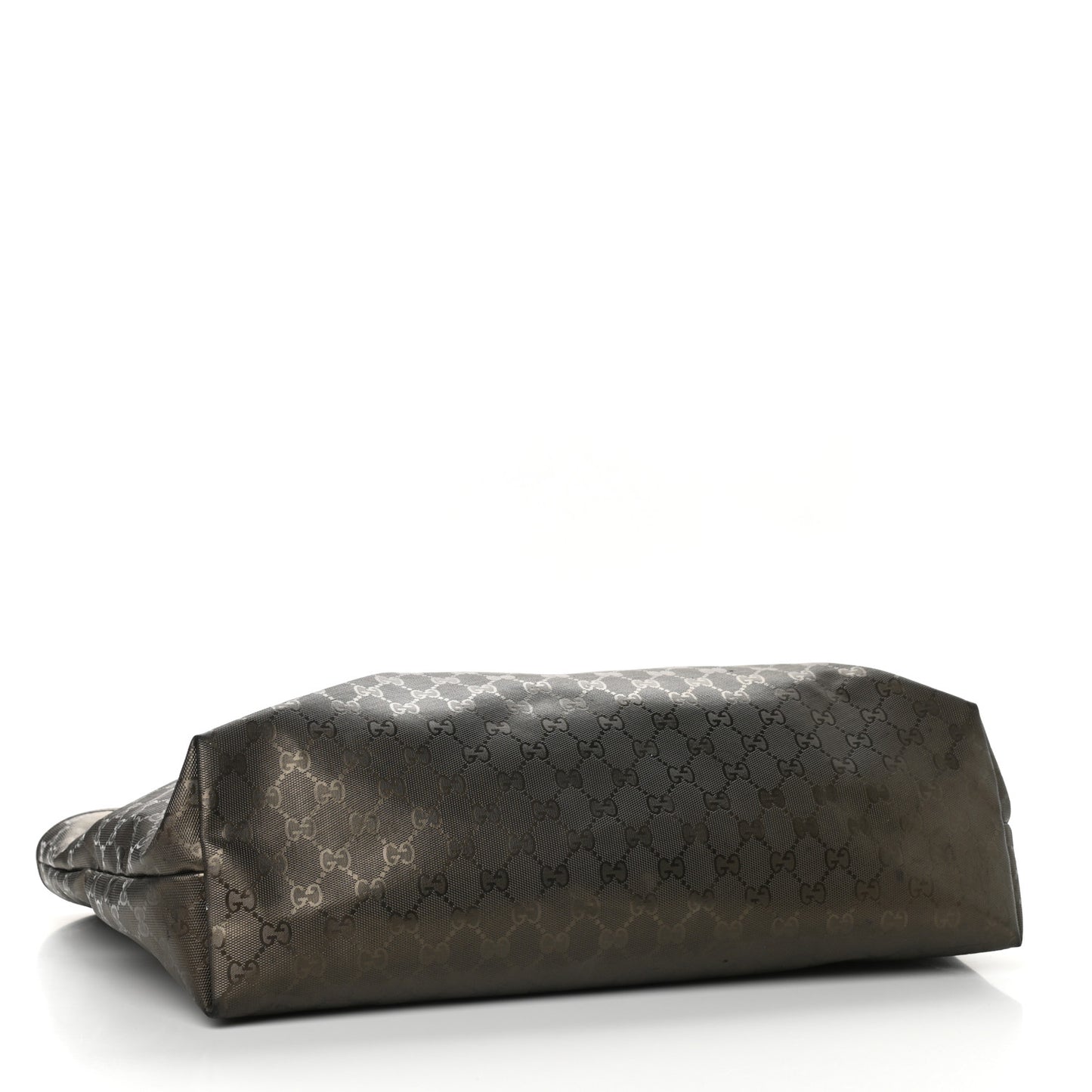 Imprime Monogram Medium Zippered Shopping Tote Pewter