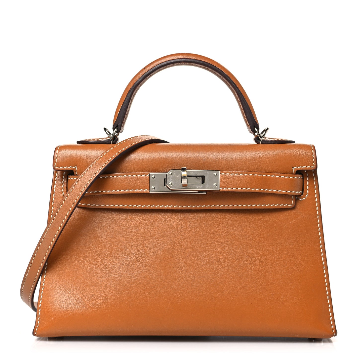 Veau Butler Mini Kelly Sellier 20 Natural Sable