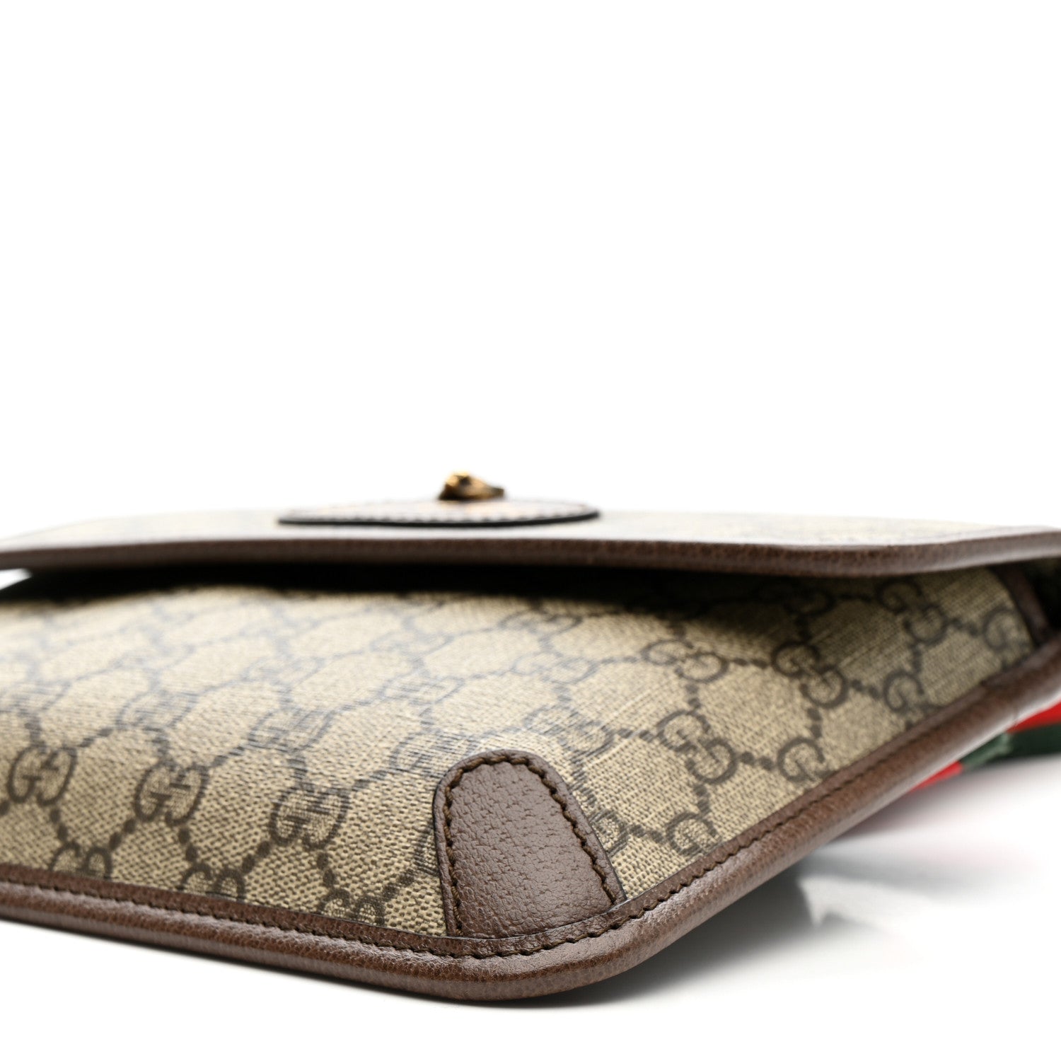 Gucci GG Supreme Monogram Neo Vintage Web Belt Bag Brown 11 of 11