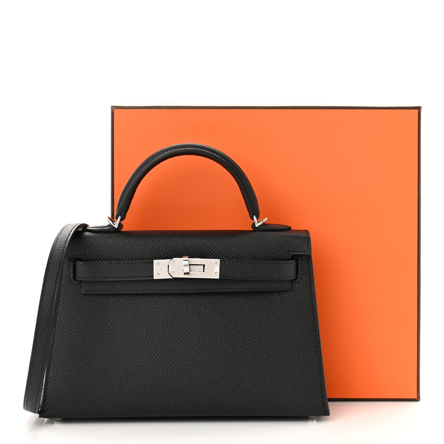 Epsom Mini Kelly Sellier 20 Black