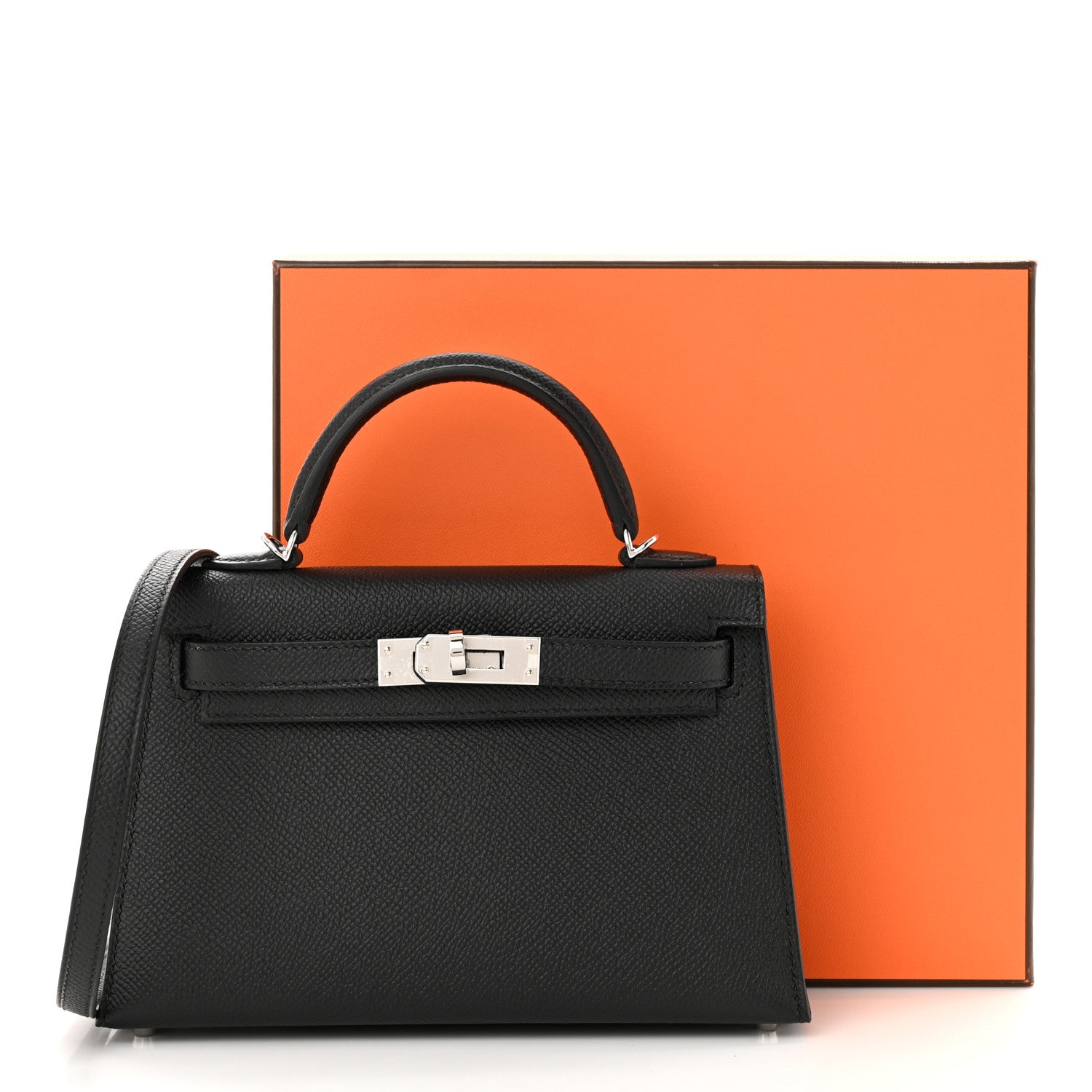 Hermes Epsom Mini Kelly Sellier 20 Black 11 of 11