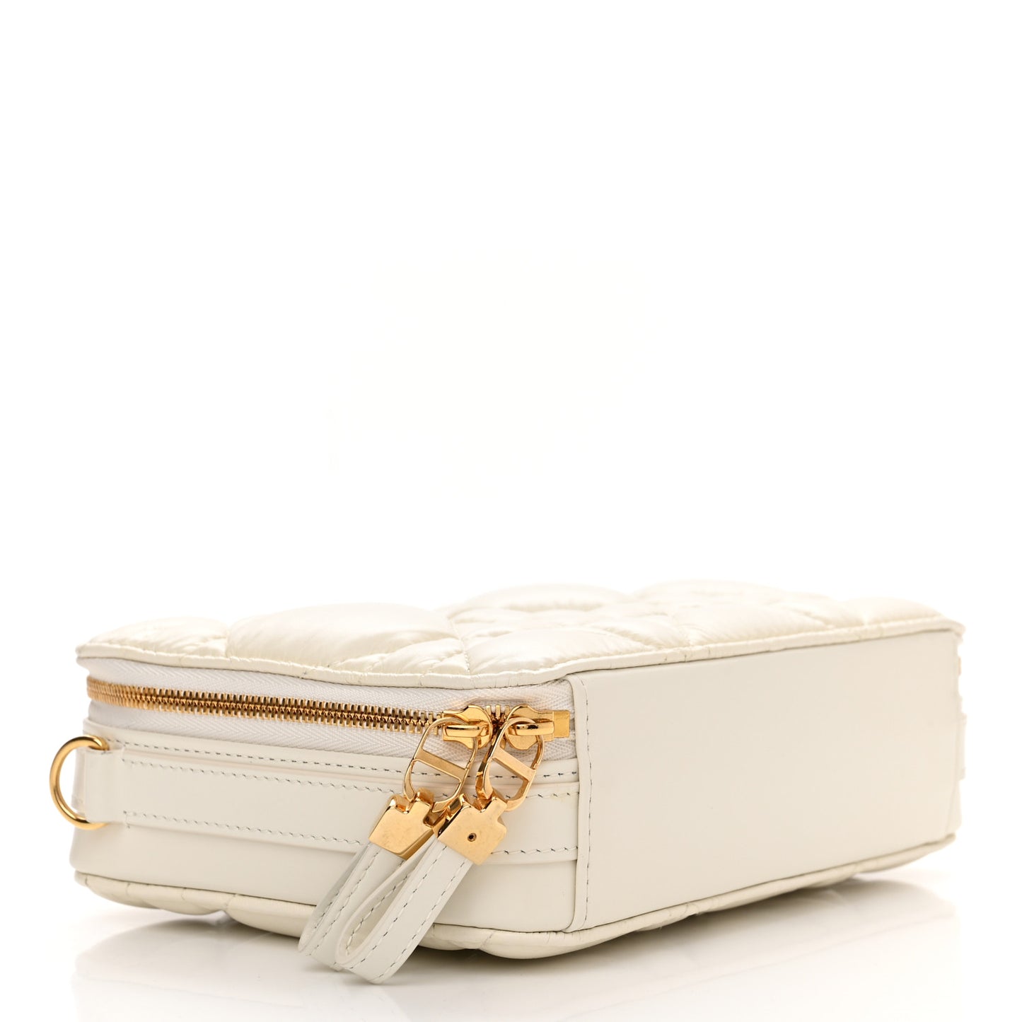 Calfskin Macrocannage Caro Box Bag Latte