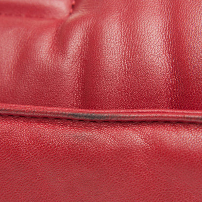 Chanel Lambskin Quilted Jumbo Paris Dallas Single Flap Red 13 of 14
