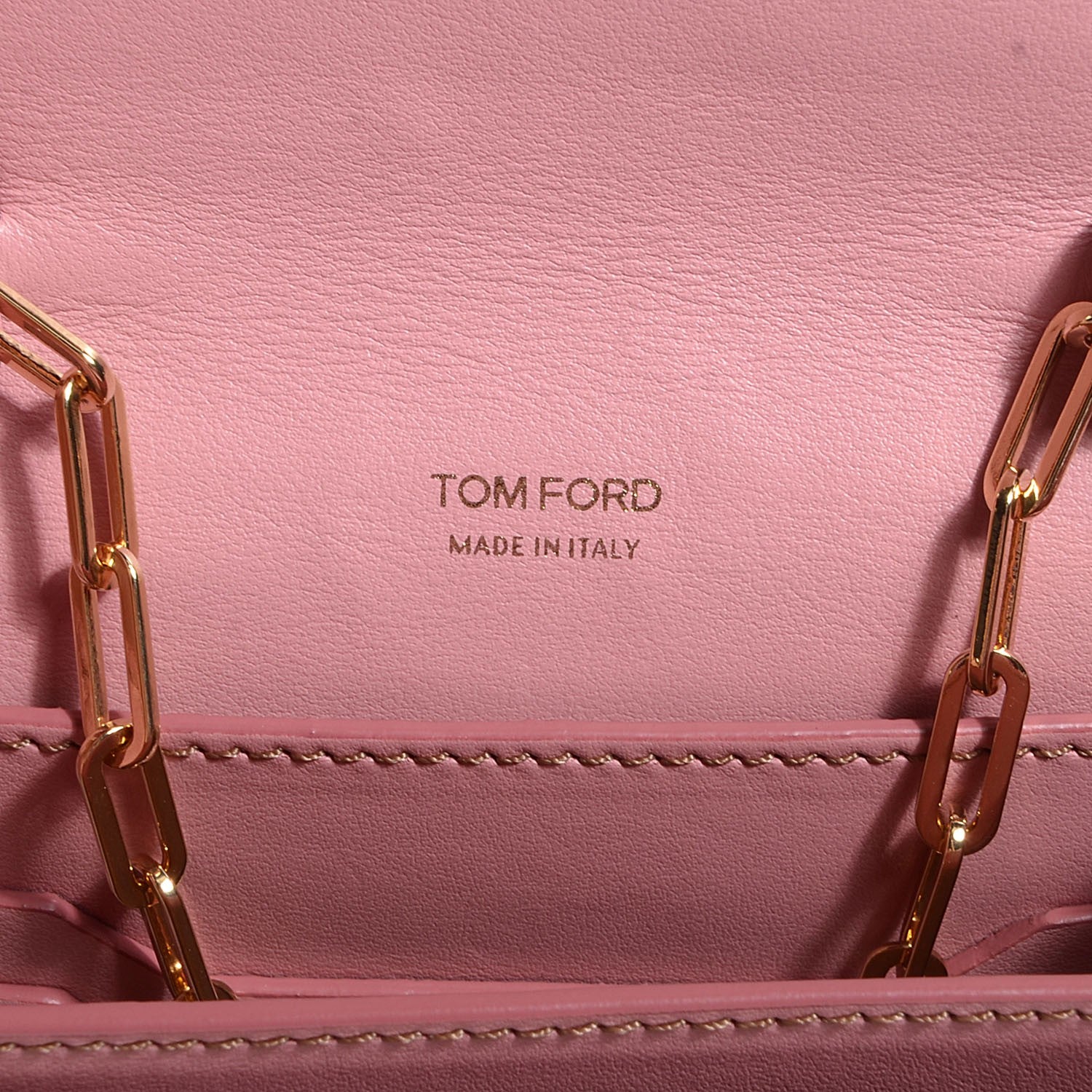 Tom Ford Leather Icon Disco Bag Wild Rose 6 of 7
